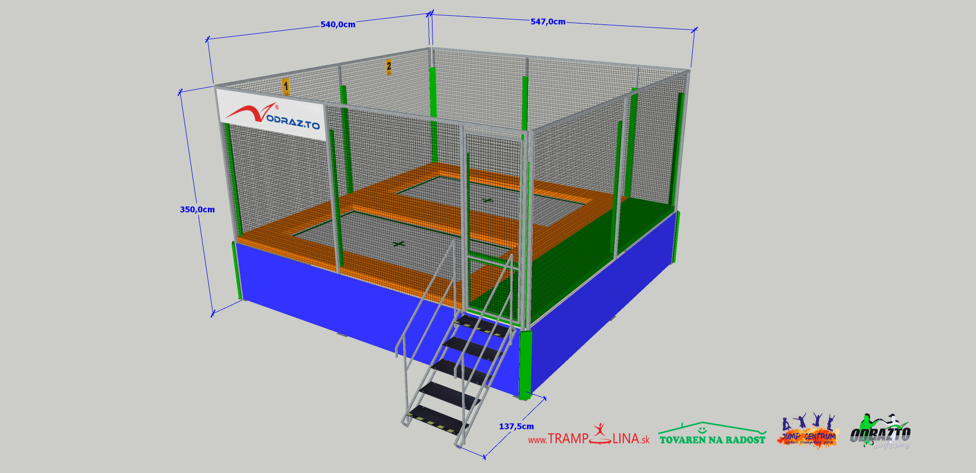 Trampolina Ix2